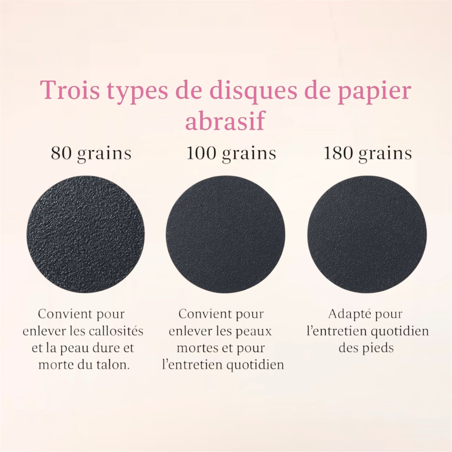 DouxTalons™ - Recharges de disques abrasifs